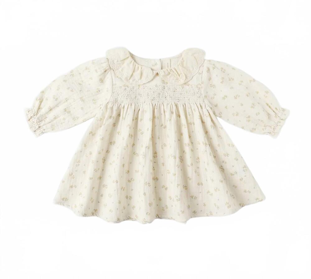 NEW QUINCY MAE girls' callie dress in golden floral